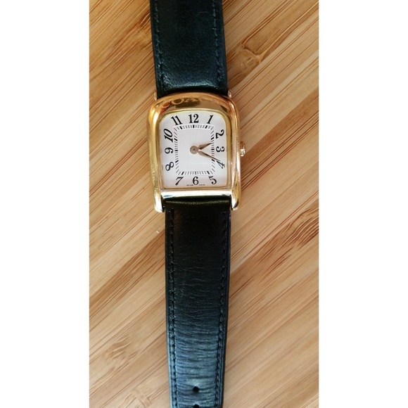 Coach Accessories - Vintage Swiss Made Gold Tone Coach Watch